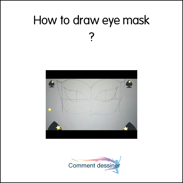 How to draw eye mask